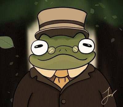 I drew a snazzy frog I think you all would like