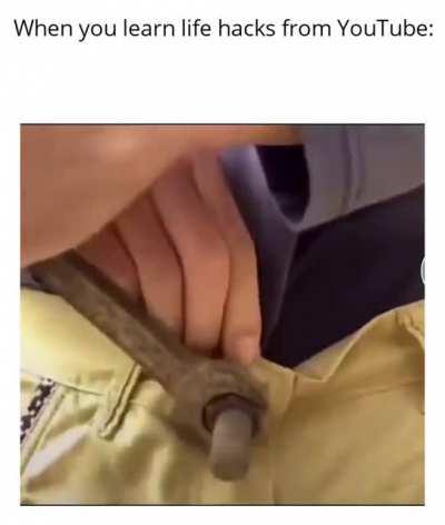 For those of you who didn't learn how to button in school