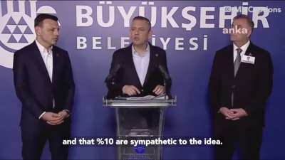 Özgür Özel, the opposition leader in Turkey, is critisizing Europe for their silence.