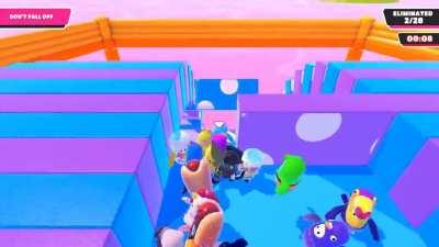 20+ people eliminated on block party