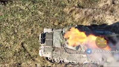 Ukrainians cleaning up russian abandoned vehicles near Avdiivka