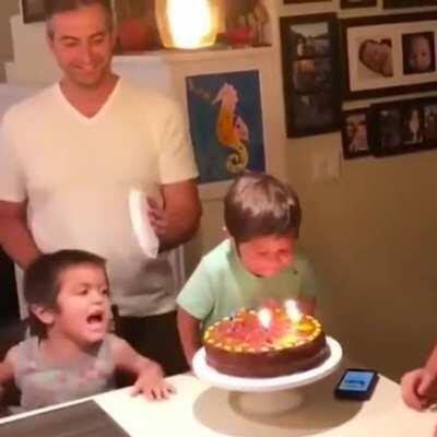 Remember when, it was 'safe' to blow out the candles?