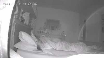 Checking trajectory, makes minor adjustments...and fire for effect. He planned every inch of it