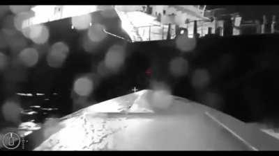 This is how sea drones work and you cannot convince me otherwise