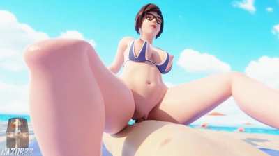 [Mei Riding Sex On The Beach] (Raz0r33) [overwatch]
