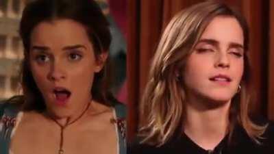Emma Watson's orgasm faces.