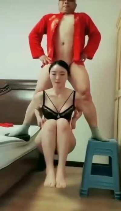 Lady on a swing ...?