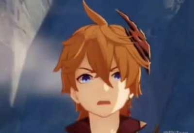 Zhongli and Tartaglia arguing execpt they didn't bother to learn each other's languages