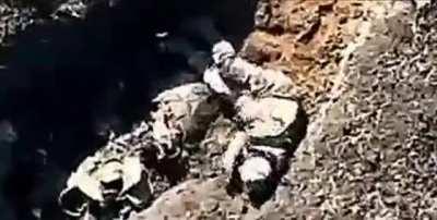 Brutal drop onto russian (enhanced) 