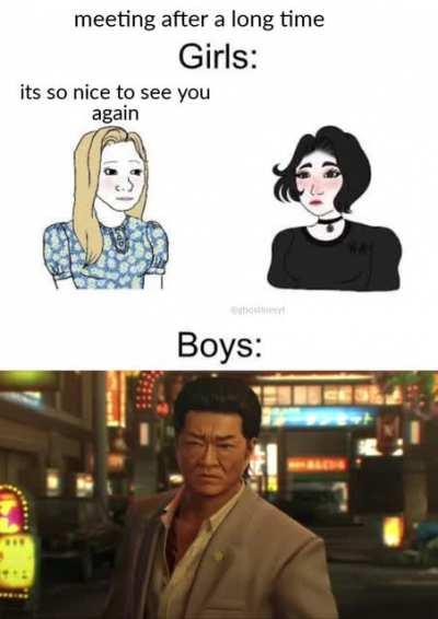 No offense meant to the ladies