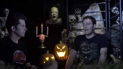 FLASHBACK: James talks about how hard it is to pull off Monster Madness every year. He actually has to watch the movies and write the scripts.