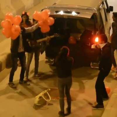 Birthday surprise in yandere style