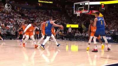 [Highlight] Jokic with a eurostep and left hand floater over Ayton