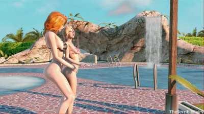 futanari Day at the Pool (TheTerribleFairy)