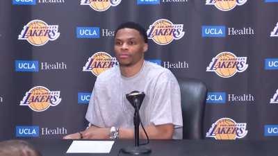 Reporter being hilariously nice to Westbrook