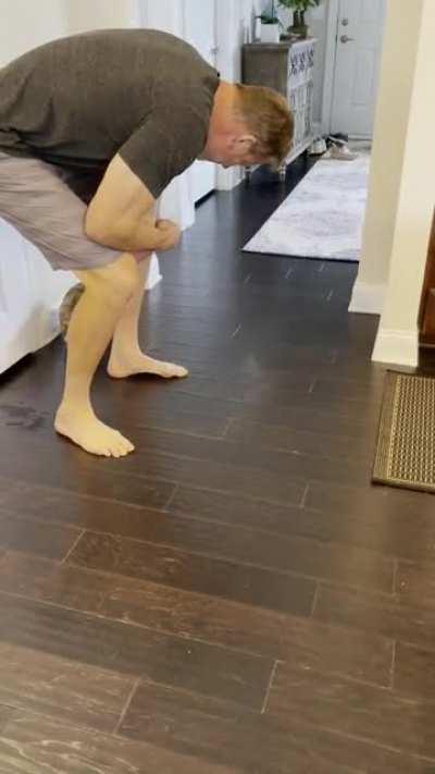 Does she love her Daddy or Biscuits more??