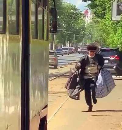 he got there in time