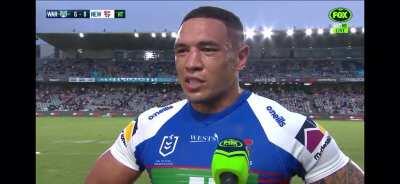 Tyson Frizell thinks the game is finished at half time