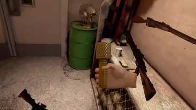 Vr grenades can be a bit hard to use at first