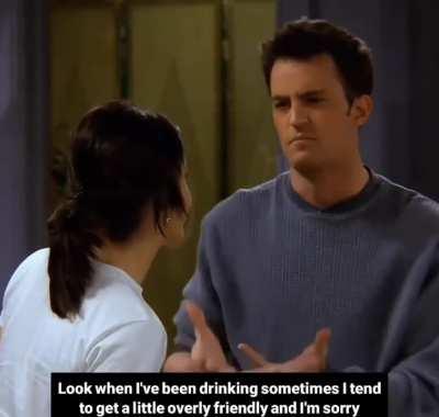 It’s even funnier when you know that in the original script Ross wasn’t supposed to say anything and their reaction was real