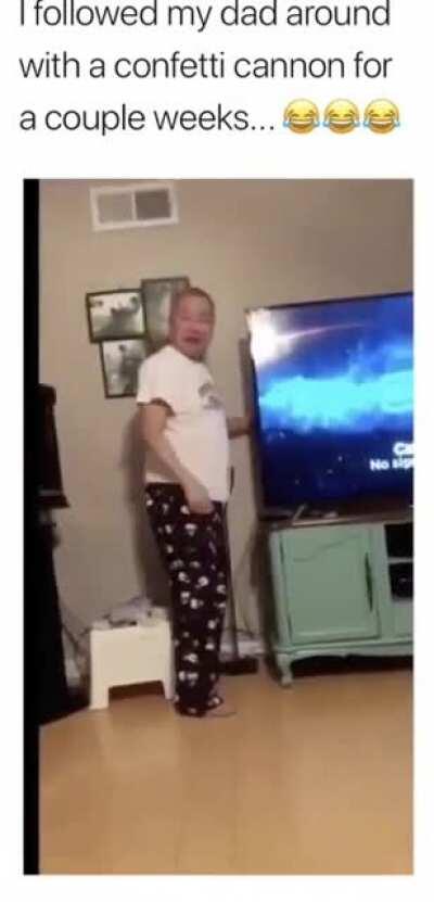 Giving Dad a heart attack