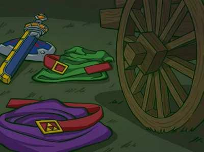 Malon and link ( mossy froot )[The Legend of Zelda]