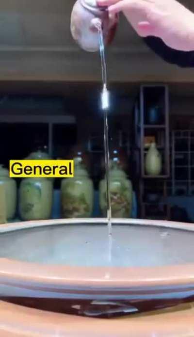 The difference in quality of each teapot