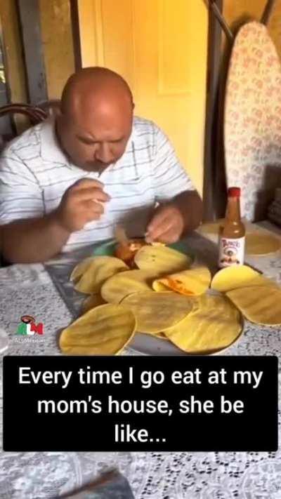 When you eat at your mom's house (@Shoedoc on tiktok, this isn't the original video)