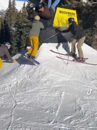 Literally left him hanging