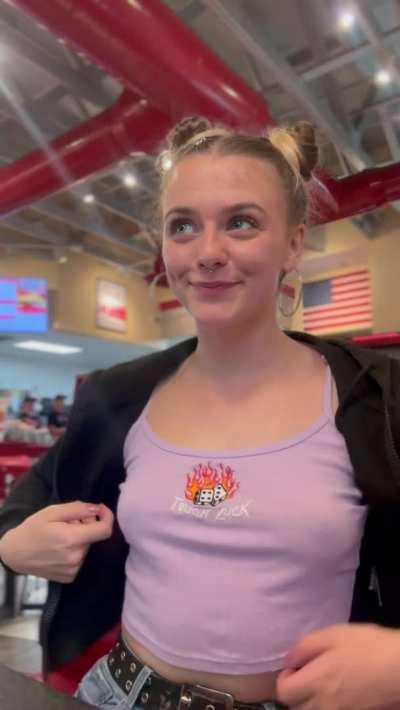 Flashing at Freddie’s (;