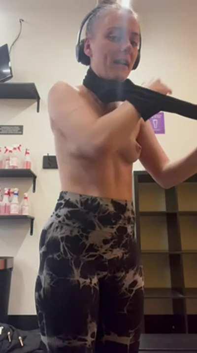 Got dare to walk out of my gym TOPLESS. How’d I do?