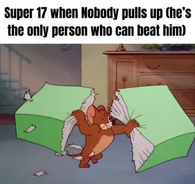 Nobody can beat him when he’s Super 17