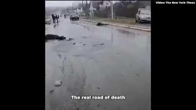 Zelenskyy shared video about Bucha, which was liberated exactly 1 year ago.