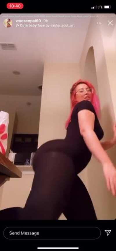 Off her IG story!! Thick like duck butter 😂😂