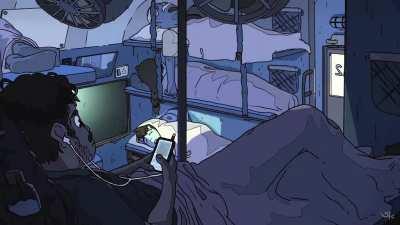 Made a short loop about trains.