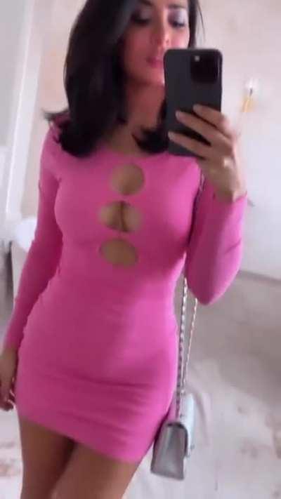 Hot Pink Dress 1