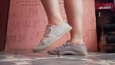 I was close to stepping on you