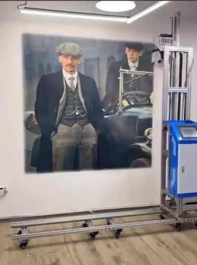 Wall-printing the boys  