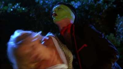 Cameron Diaz Gives a Hard Knee to the Balls in The Mask (1994)