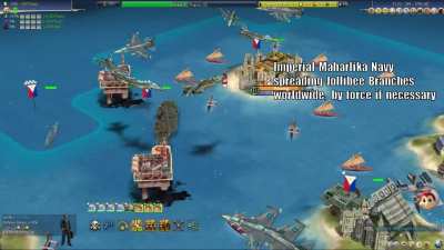 Jollibee Foods Corporation in Civilization IV: Beyond the Sword. Part of my Alternate History Wank parody scenario for the Philippines