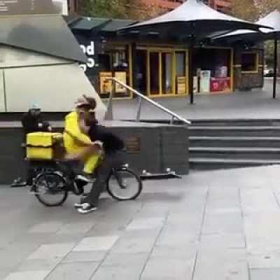 Never be too much careless when skateboarding in public places.