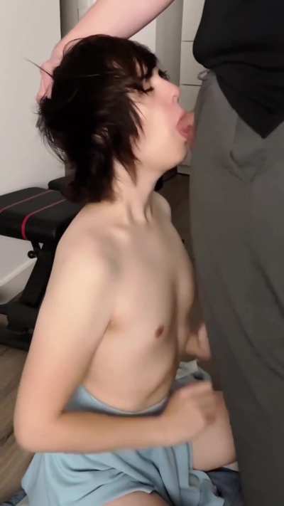 So happy to be on my knees