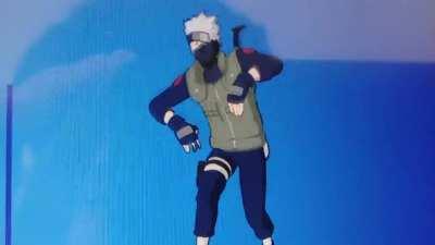 Kakashi after killing rin