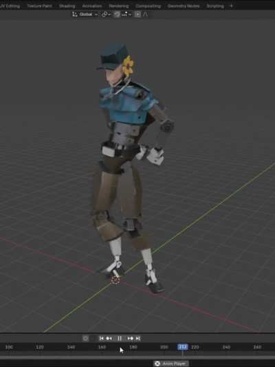 tried making fembot scout :3