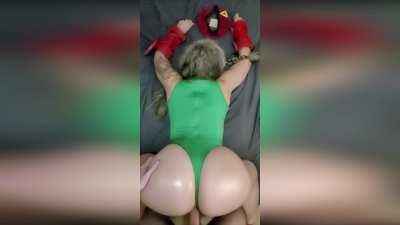 Cammy (Silver.Foxxx.444) getting her ass clapped by me (Sol-Synth)