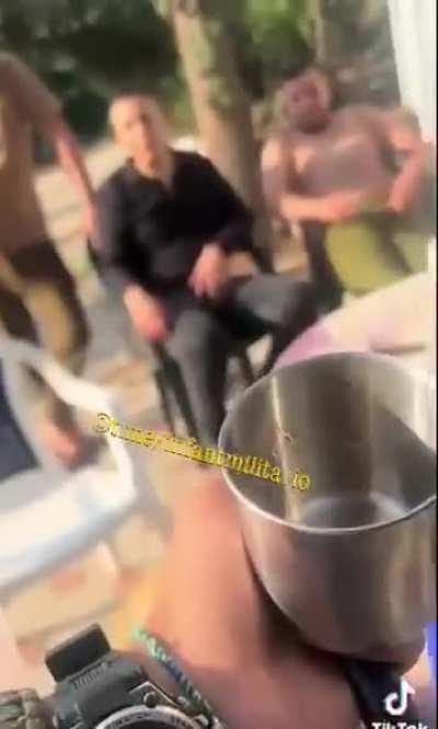 UA POV: Colombian mercenaries having meals somewhere in Ukraine. 
