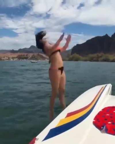 HMC while I do a backflip off this boat