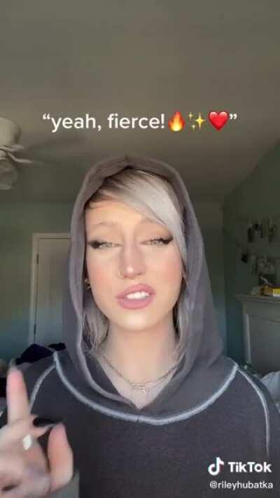 She's probably a self-described 