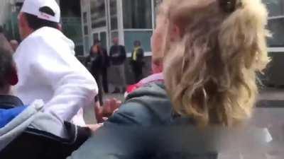 Animal rights group stealing homeless man's puppy