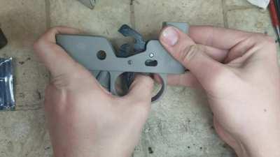 3D Printed AR15-style Fire Control Group